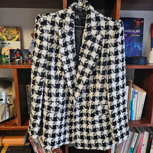 자라 하운드투스체크 자켓 s사이즈 새상품