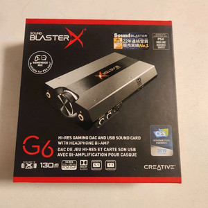 Sound BlasterX G6 DAC 오디오카드 사운드 블라스터 g6