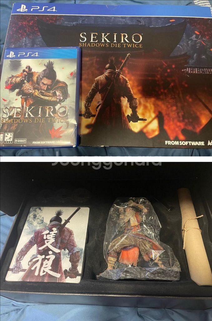 ps4 세키로 한정판 예약 특전 천 브로마이드 족자 포함--0
