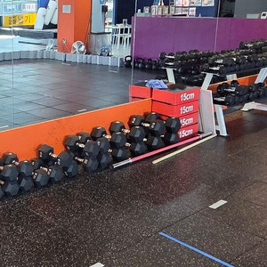 육각고무덤벨 4~30kg, 2단덤벨거치대