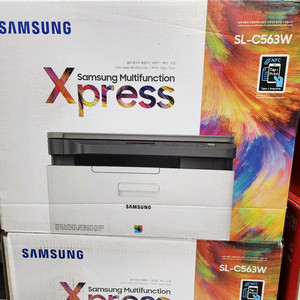 미개봉 삼성칼라레이저복합기 무선프린터 SL-C563W