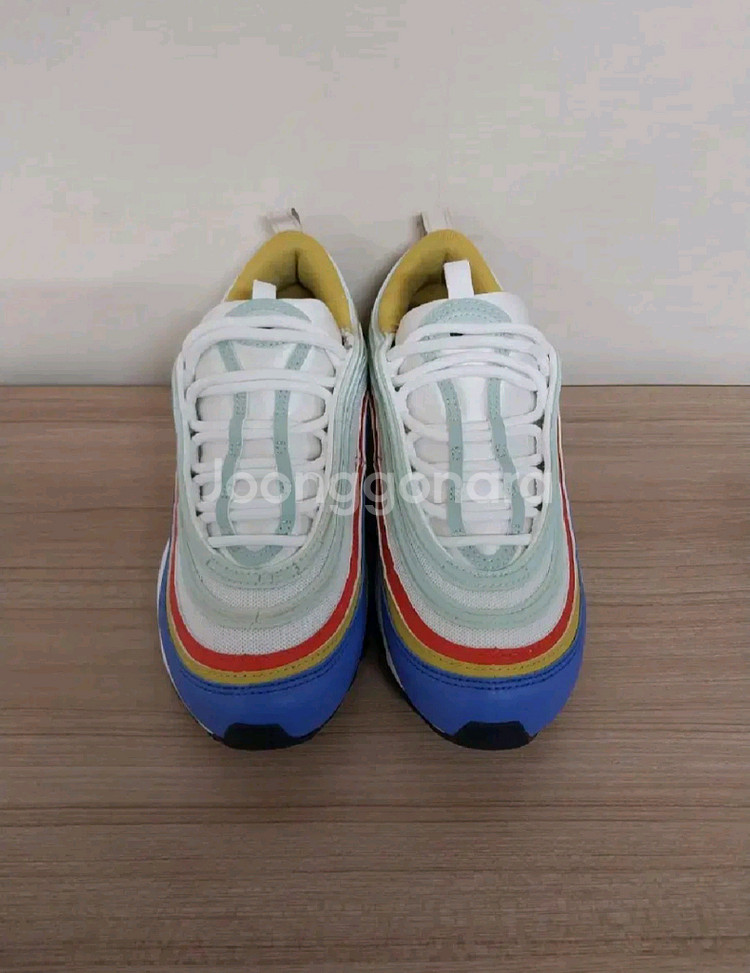 여성 나이키 에어맥스 97 옵시디언 멀티컬러 운동화 (250)--0