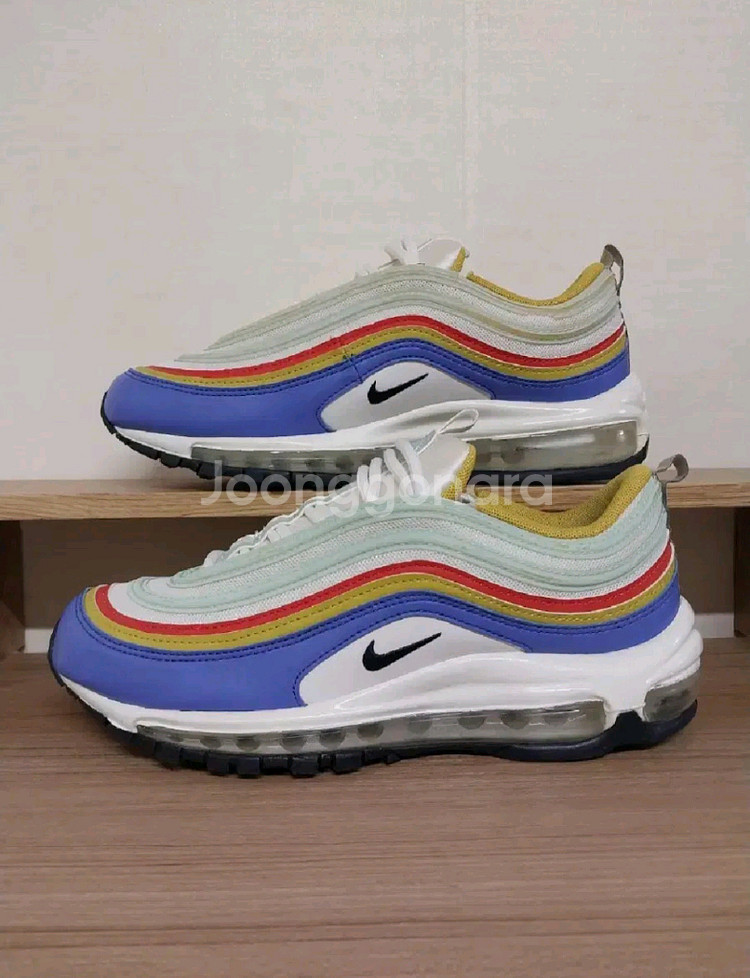 여성 나이키 에어맥스 97 옵시디언 멀티컬러 운동화 (250)--3