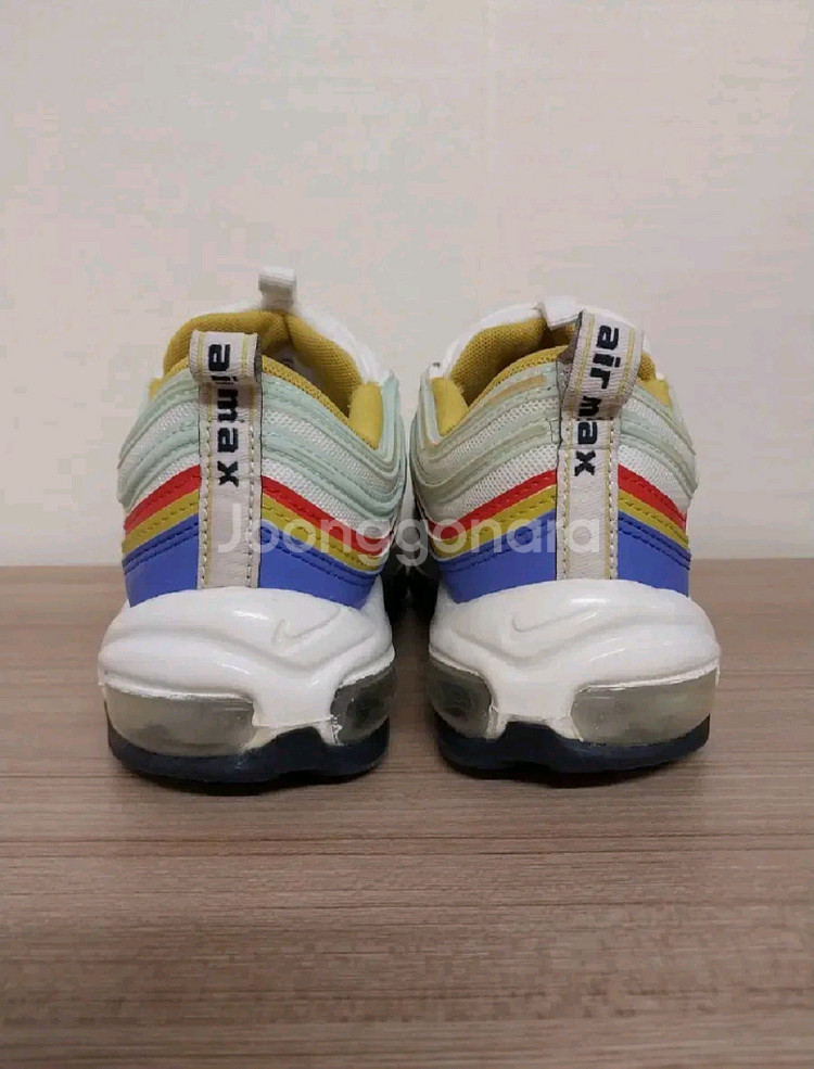 여성 나이키 에어맥스 97 옵시디언 멀티컬러 운동화 (250)--5