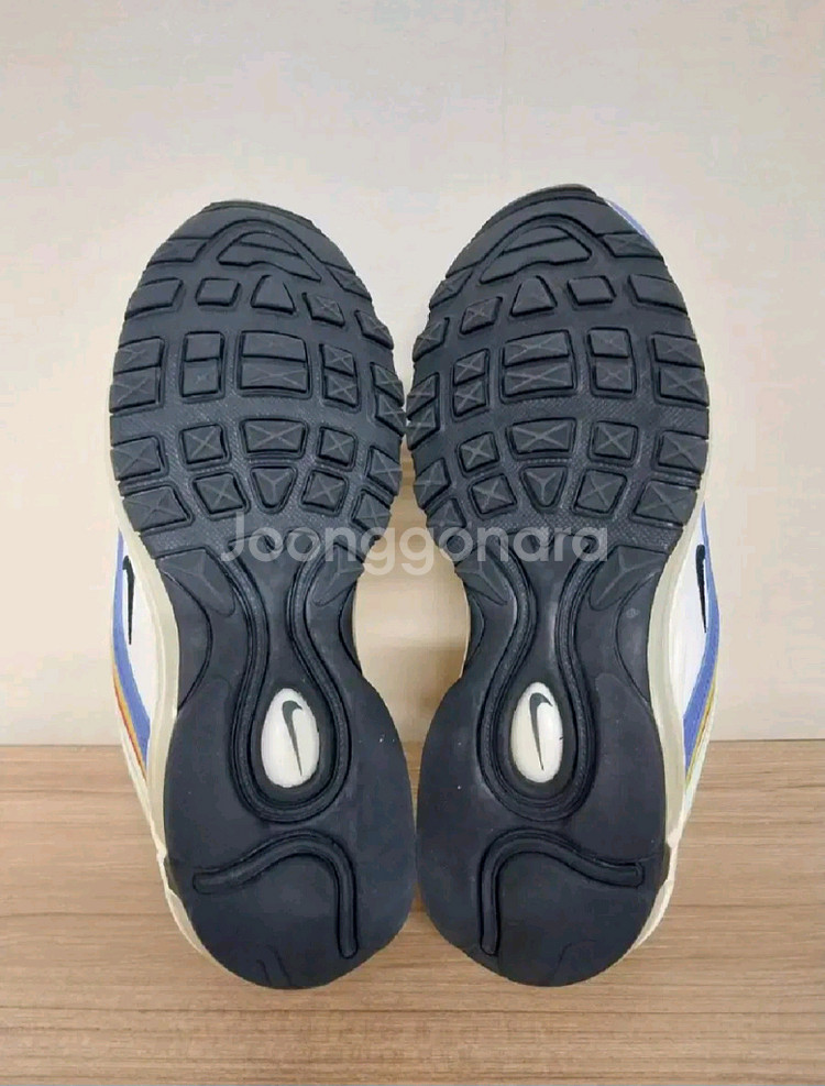 여성 나이키 에어맥스 97 옵시디언 멀티컬러 운동화 (250)--8