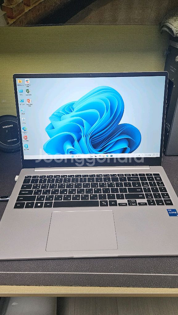 갤럭시북2 12세대 i5-16g-512g 배터리90%효율--0