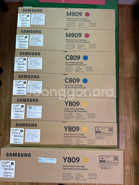 삼성 정품 토너 CLT-Y809, M809, C809, R809, W809 판매합니다.--0