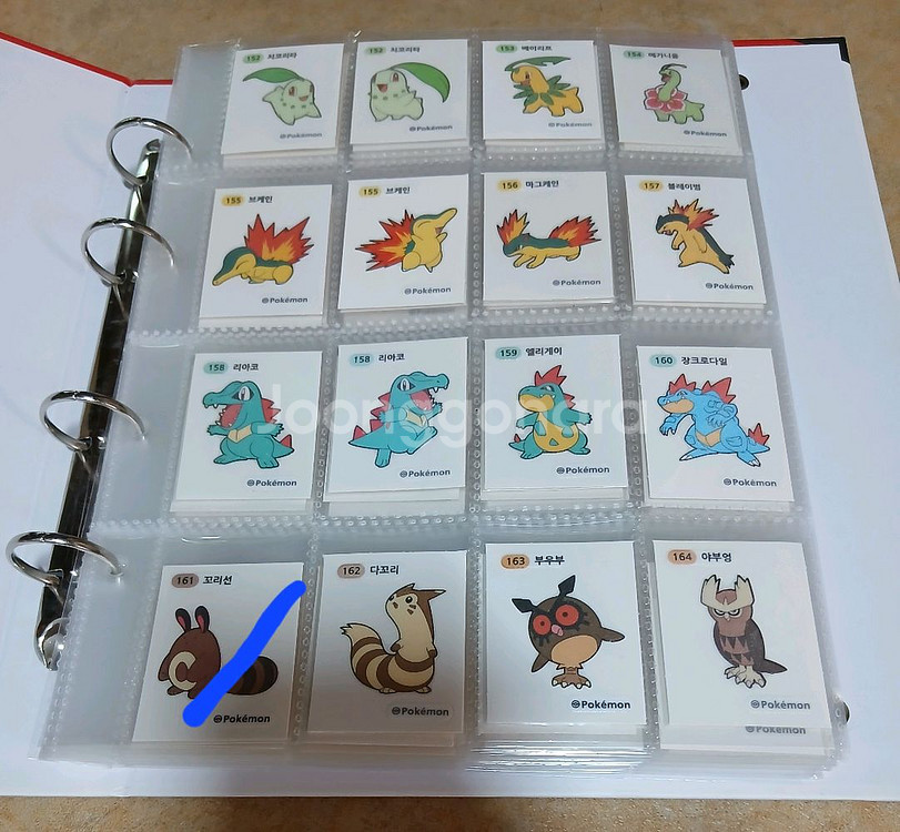 무료배송 포켓몬띠부씰 2세대 3자리씰 1개 선택 4자리--0