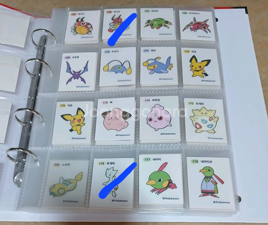 무료배송 포켓몬띠부씰 2세대 3자리씰 1개 선택 4자리--1