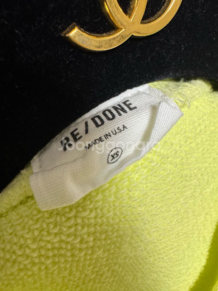 Redone 리던 라임 후드티 xs 국내 55--3