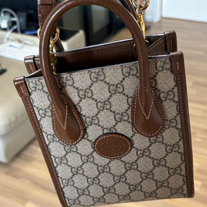 구찌 GG 캔버스 미니 토트백