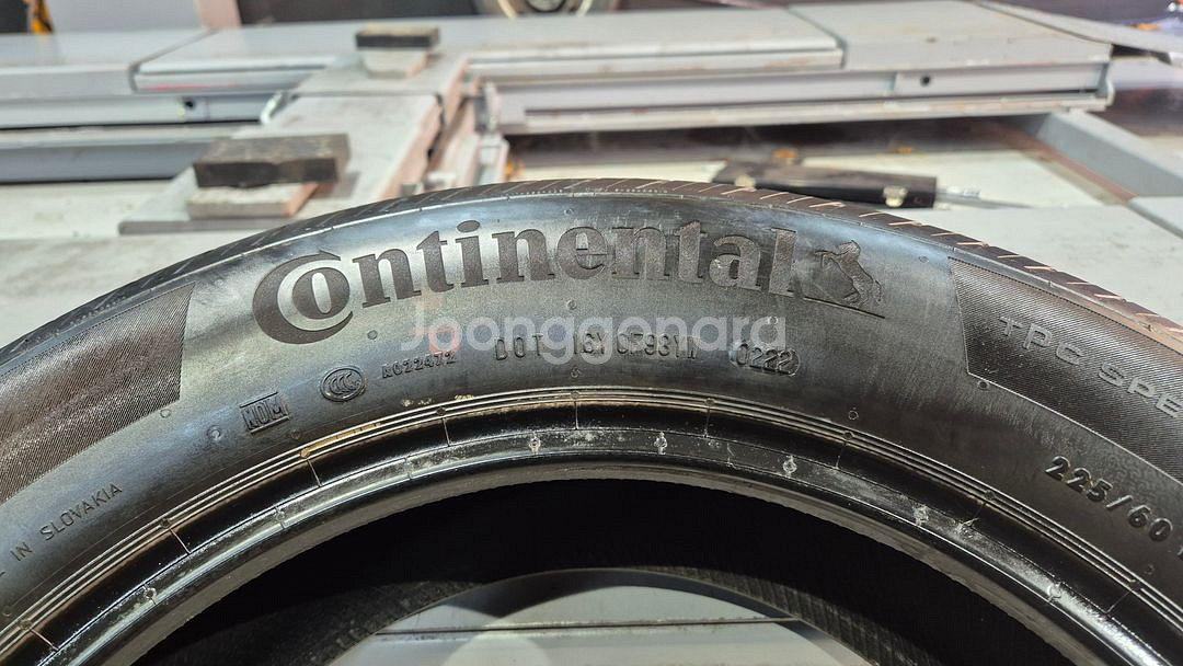 중고 타이어 225 60 17 콘티넨탈 프로콘택트TX 2256017--3