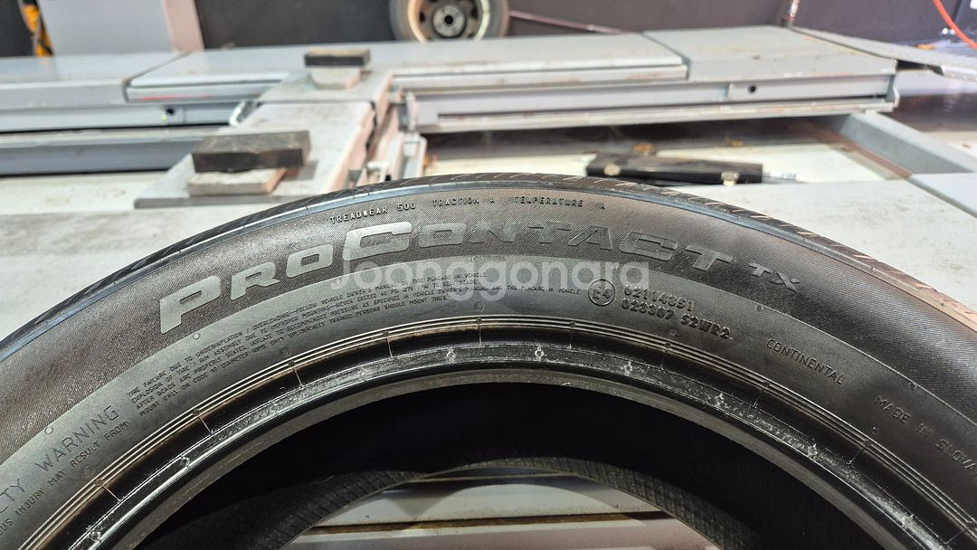 중고 타이어 225 60 17 콘티넨탈 프로콘택트TX 2256017--4