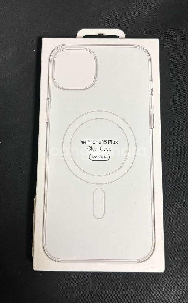 아이폰 15 플러스 애플정품 맥세이프 클리어 케이스직거래시 5만원직거래장소 종로세무서--0