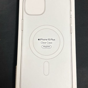 아이폰 15 플러스 애플정품 맥세이프 클리어 케이스직거래시 5만원직거래장소 종로세무서
