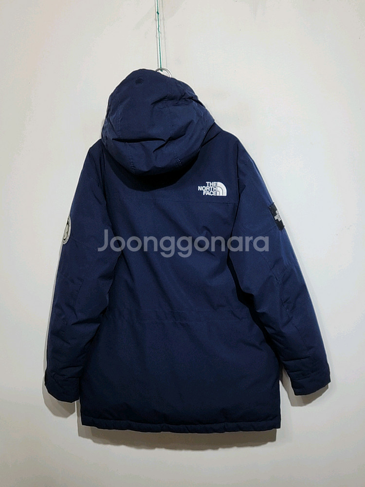 (XL) 노스페이스 거위털 패딩점퍼 네이비 구스다운 후드자켓--6