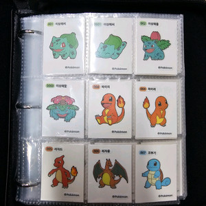 포켓몬띠부씰 1.2세대 개봉 전종세트(앨범포함)