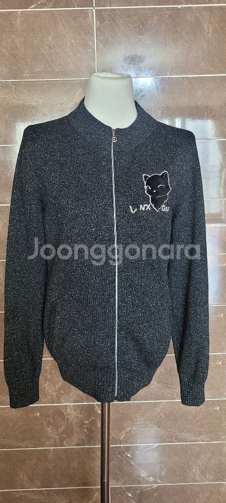 (여성85사이즈) lynx 골프 집업 니트.가디건(울47레이온12)--0