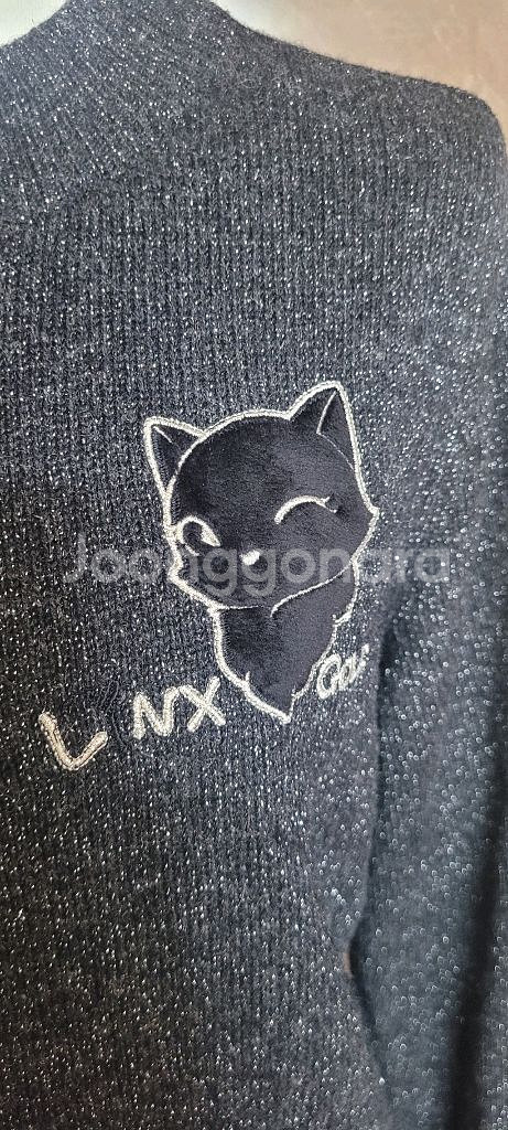 (여성85사이즈) lynx 골프 집업 니트.가디건(울47레이온12)--4
