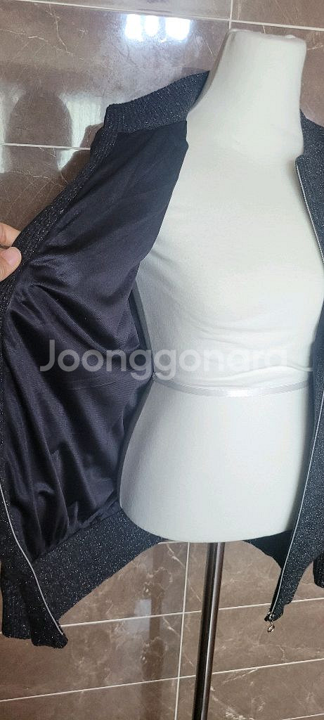 (여성85사이즈) lynx 골프 집업 니트.가디건(울47레이온12)--5