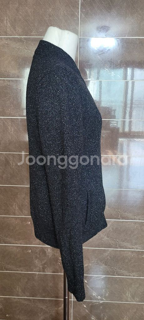 (여성85사이즈) lynx 골프 집업 니트.가디건(울47레이온12)--1