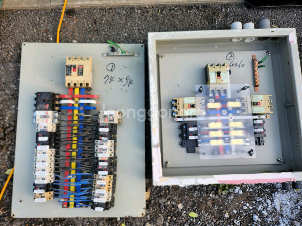 전기 분전함 배전함 배전판 세트 3상 4선식--0