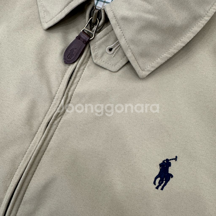 M(100) 폴로 랄프로렌 베이지 바이스윙 자켓--4