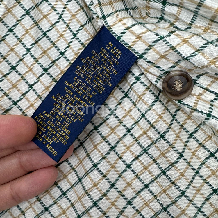 M(100) 폴로 랄프로렌 베이지 바이스윙 자켓--7