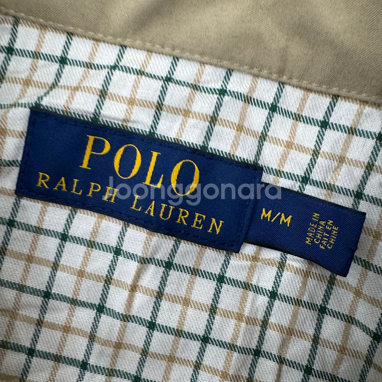 M(100) 폴로 랄프로렌 베이지 바이스윙 자켓--6