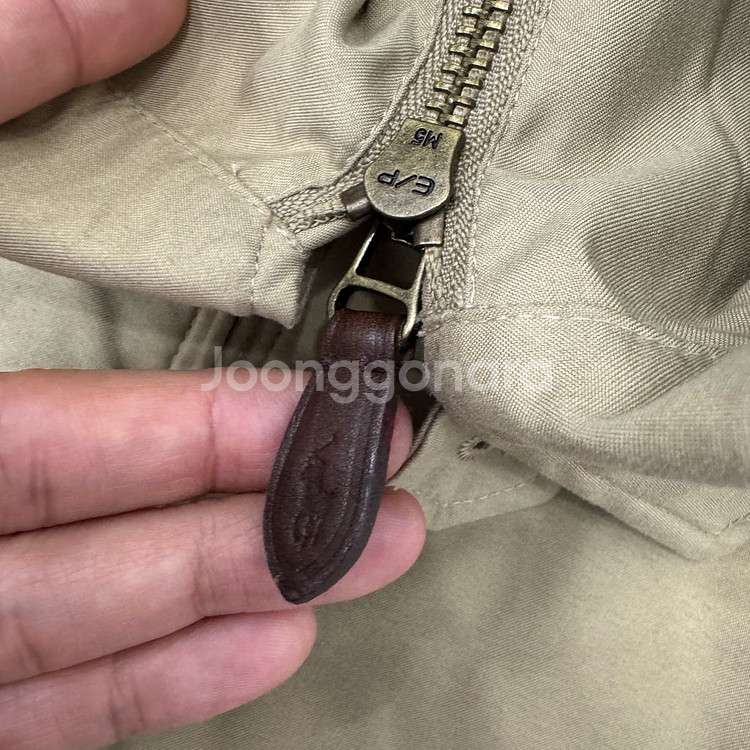 M(100) 폴로 랄프로렌 베이지 바이스윙 자켓--5
