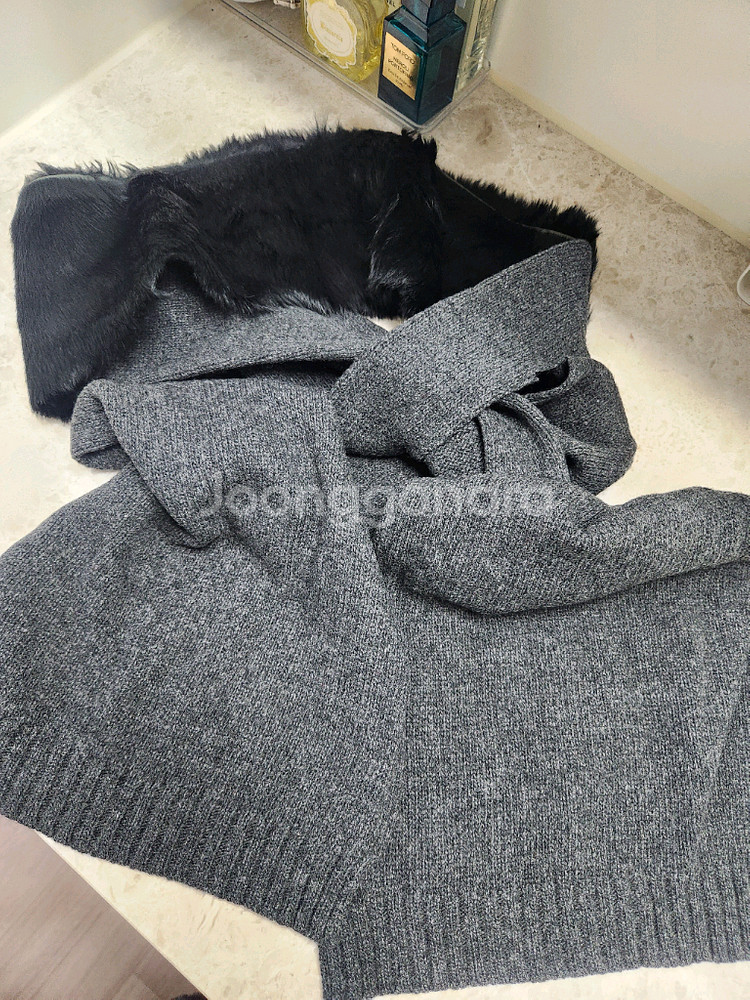 한섬 sj 렉스퍼울캐시미어 머플러--0