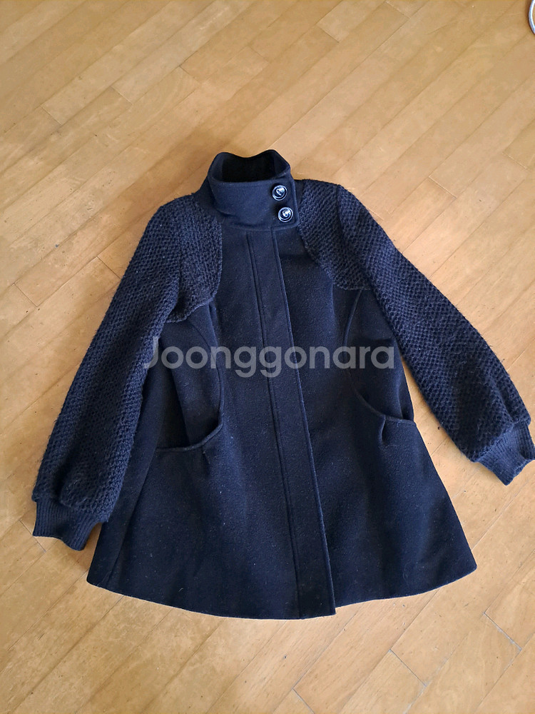 Miss Sixty의 블랙 코트입니다--0