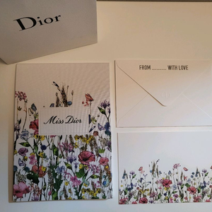 정품) 디올 편지지 봉투 (코스메틱)