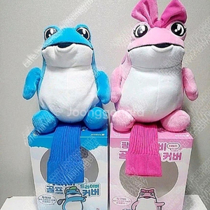 진로굿즈 오리지널 두꺼비 골프 드라이버 커버 파랑 or 핑크 미개봉새상품