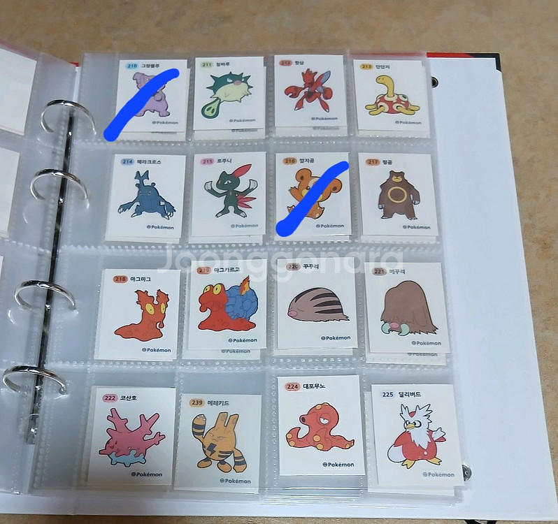 무료배송 포켓몬띠부씰 2세대 3자리씰 1개 선택 4자리--4