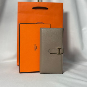 [정품][명품케어]에르메스 베안 에토프 장지갑