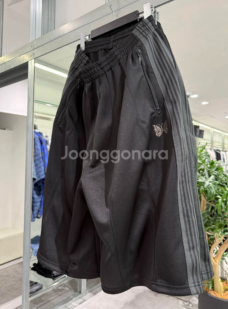 [새상품] 니들스 H.D. 쇼츠 트랙 팬츠 (차콜/S)--1