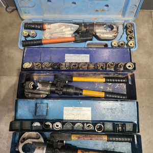 유압 압착기 Y-35 2개, DR-430 1개