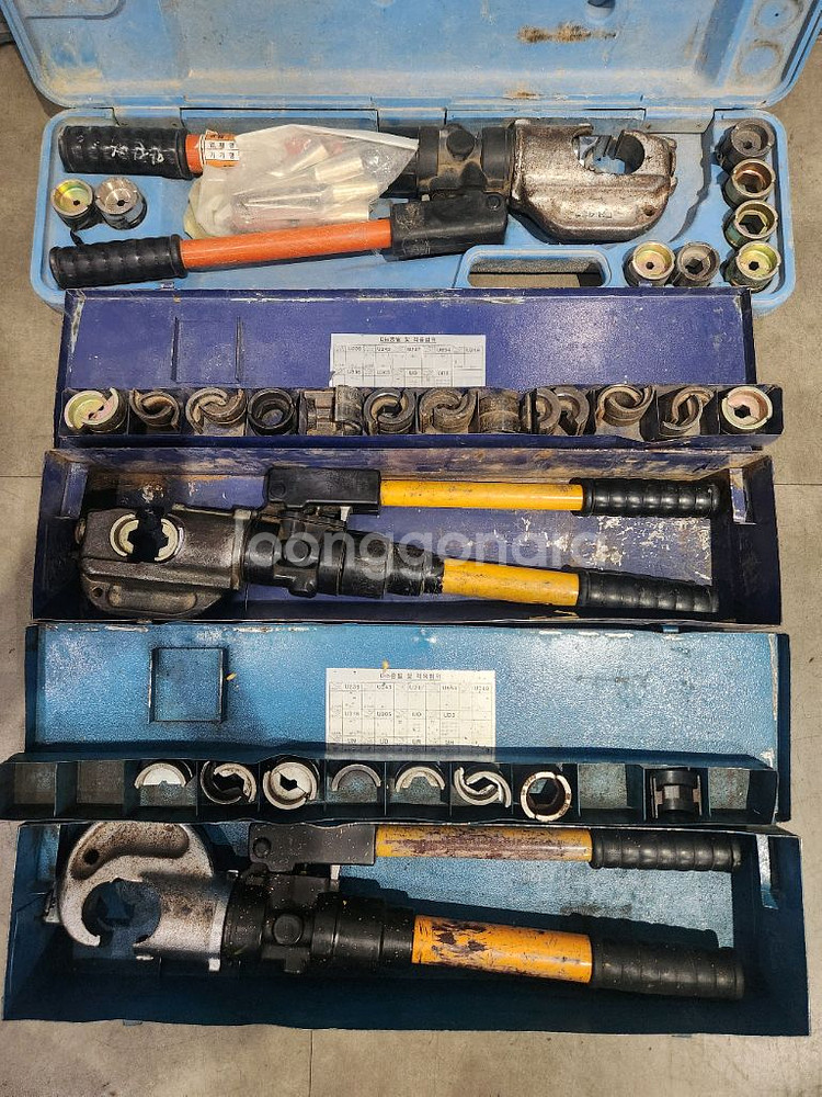 유압 압착기 Y-35 2개, DR-430 1개--1