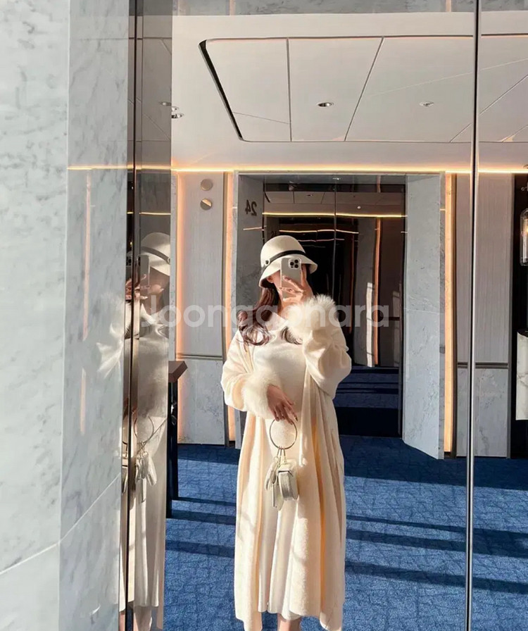 유어온리자체제작) 사가폭스소매롱가디건--4