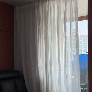 커튼명가 창 아리아 화이트 커튼 새상품 500*230