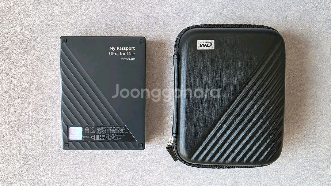 정품 WD My passport Ultra for Mac 5TB 외장하드--1