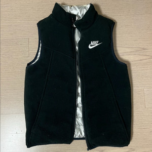 나이키 키즈 오리털 패딩 조끼 양면 130사이즈