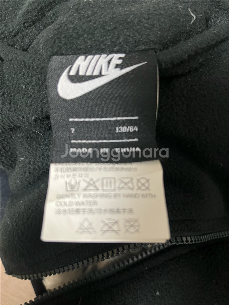 나이키 키즈 오리털 패딩 조끼 양면 130사이즈--3