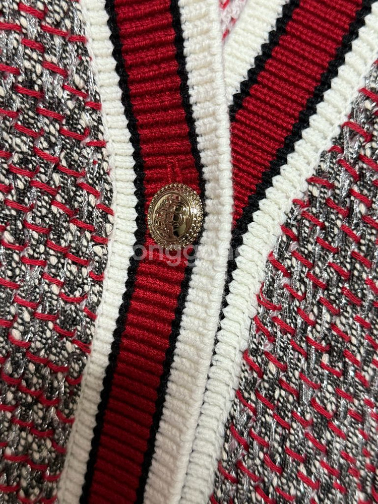 마쥬 트위드 가디건 자켓 55-66--1