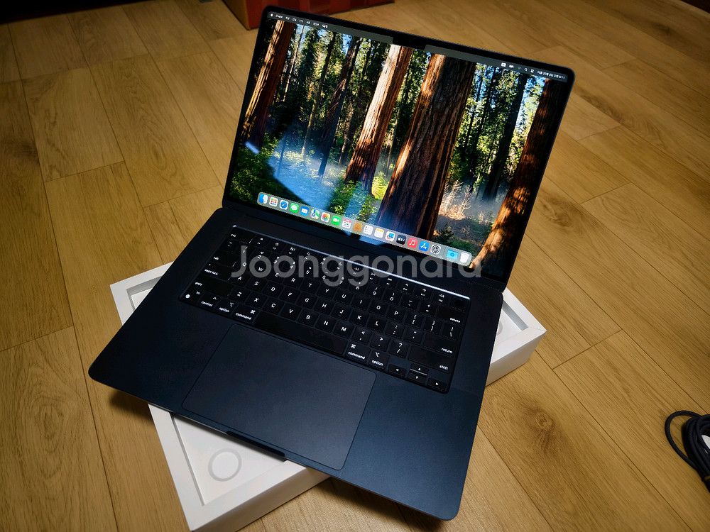 애플 맥북에어 15 M2 16G 1TB 효율 100%--8