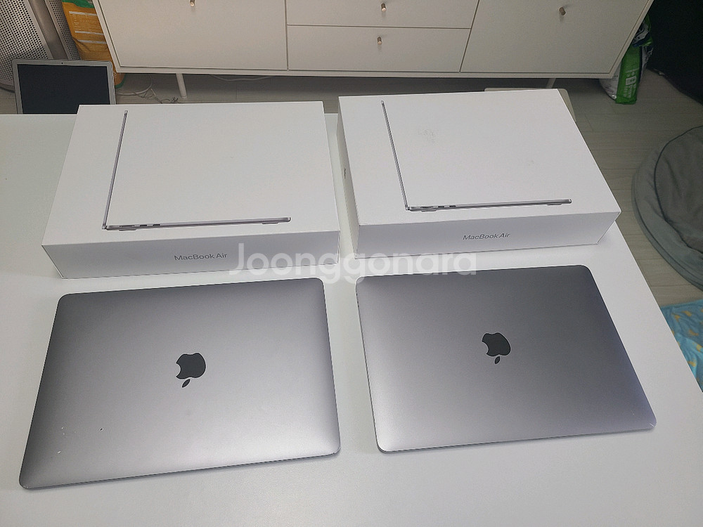 맥북 에어 2022 M1 16GB 1Tb 쿨매! 2대--1