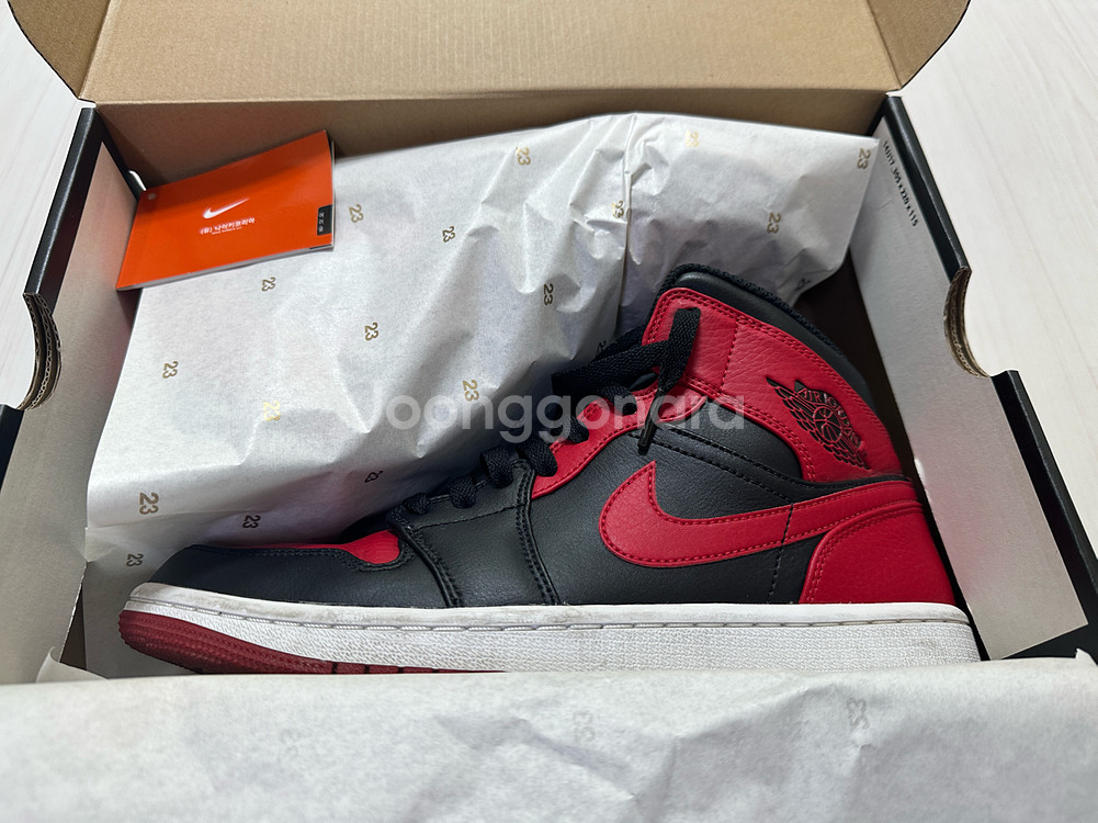 나이키 에어조던1 브래드 미드 265사이즈--1