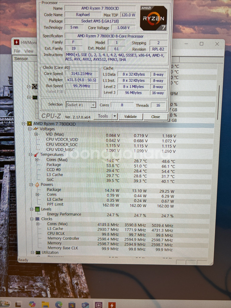 AMD RYZEN 7800X3D 라파헬 대원씨티에스--2