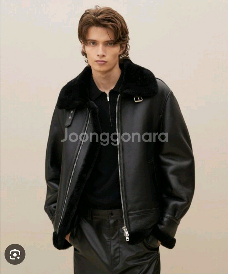 스페로네 b-3 램스킨 리얼 무스탕 L--0